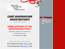 Tablet Screenshot of ewyouthcommission.org